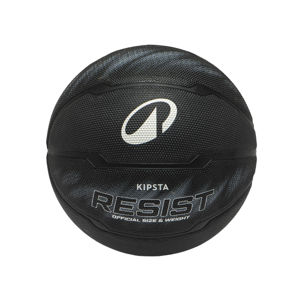 Kipsta Size 7 Basketball Resist - Black