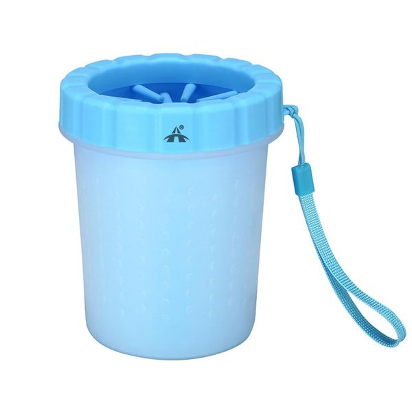 ALANES Silicone Dog Paw Cleaner with Soft Bristles
