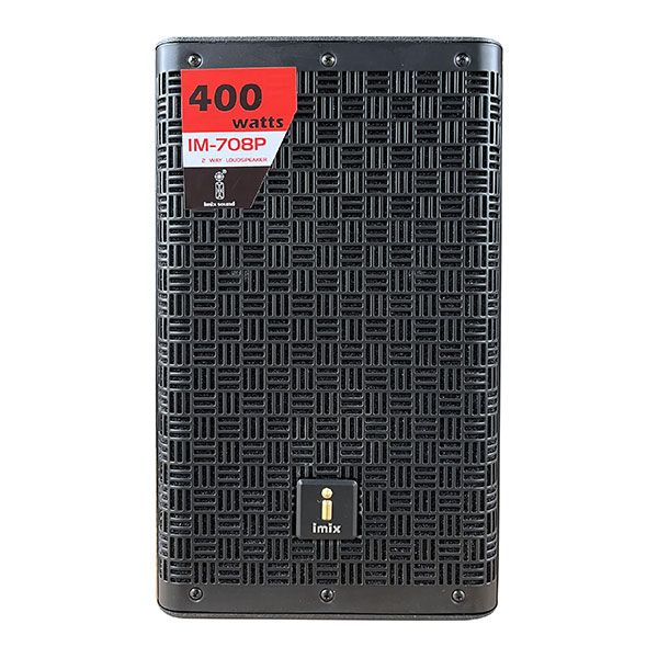 Imix 708p 8" Active Abs Loudspeaker 400w With Remote