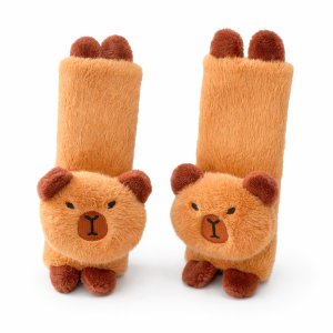 Soft Capybara Car Seatbelt Cover 2pc