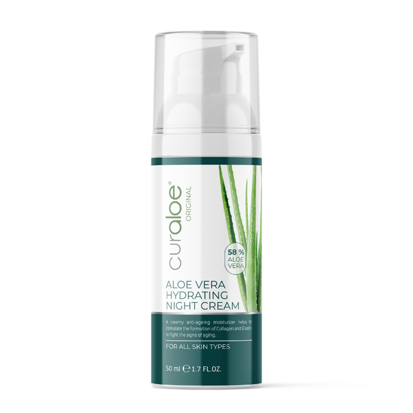 Curaloe Hydrating Night Cream 50ml - 58% Aloe Vera