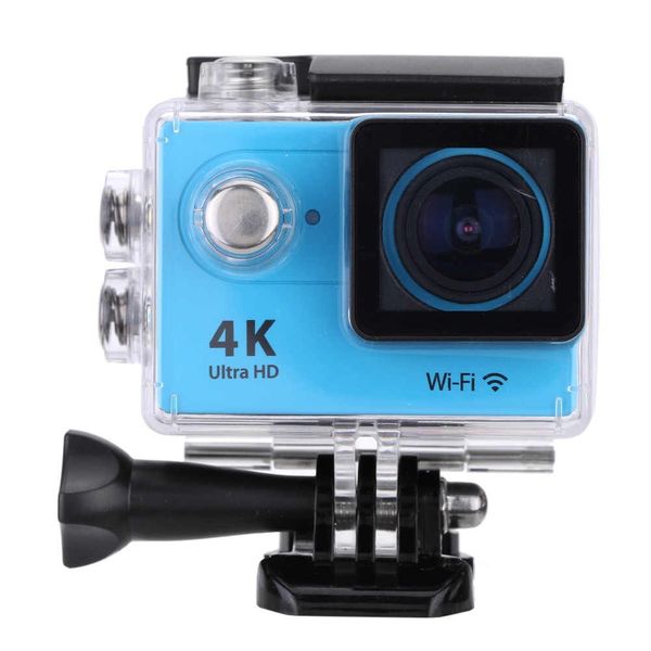 Ultra HD 4K Waterproof Sports Action Camera - Blue