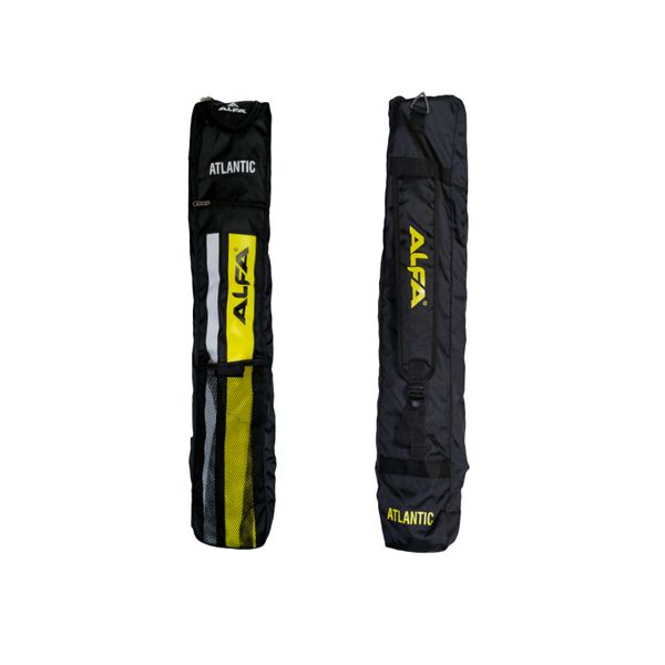ALFA Atlantic 2 Stick Hockey Bag - Black and Yellow