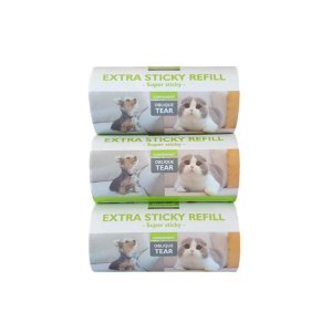 Nunbell Pet Hair Lint Remover Roller Brush Extra Sticky Refill Rolls Sheets