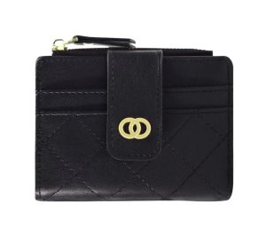 Bi-Fold PU Leather Slim Clutch Wallet Card Holder Gat