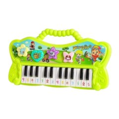 Teeto Toys 8-Key Electric Piano Keyboard with Sound &amp; Lights for Toddlers