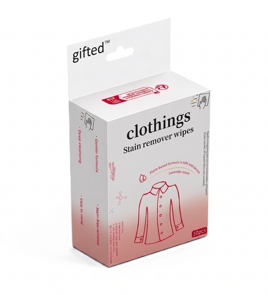 Clothes Instant Stain Remover Wipes (Pack of 10)