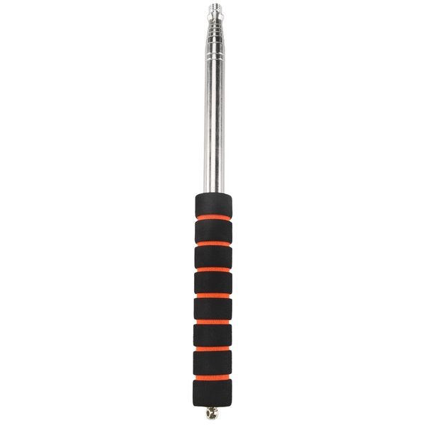 Retractable Billiard Cue Stick with 3Pcs Brass Bridge Head ,Silver