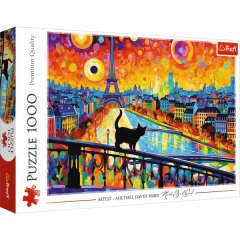Trefl 1000pc - Cat in Paris