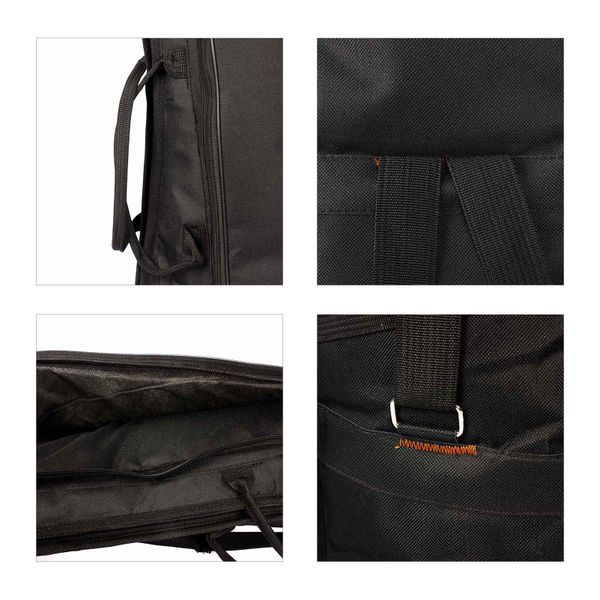 600D water-resistant padded trombone gig bag with straps