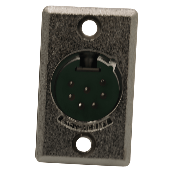 XLR-D7M 7-Pin Male XLR Cable Connector Metal Body Locking