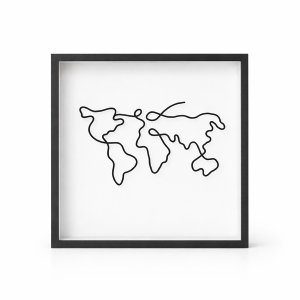Travel Ticket Photo Storage Frame