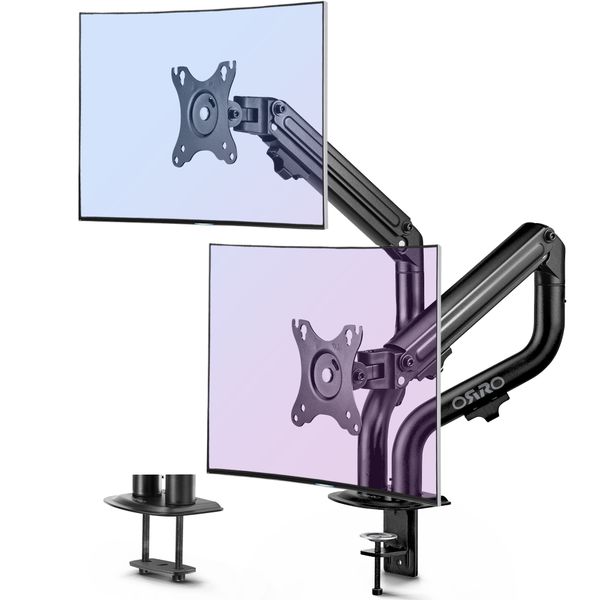 ORRO Home Premium - Dual Monitor Arm Mount -Premium Vesa Desktop Stand