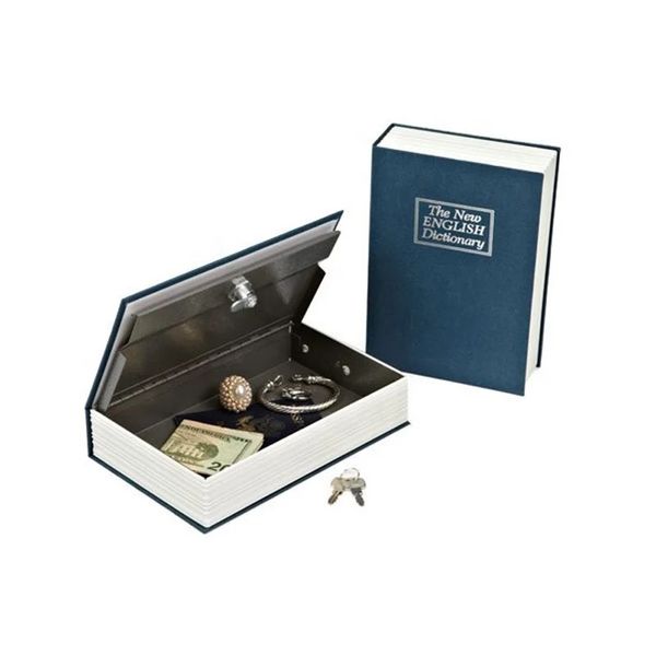 Key Lock Dictionary Diversion Book Safe,New English Dictionary Fit Hidden-L
