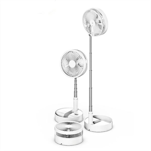 8-Inch Rechargeable Oscillating Foldaway Fan &amp; Standing Fan