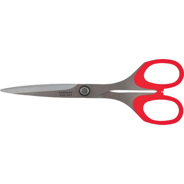 7 Inch Plastic Handle Paper Scissors