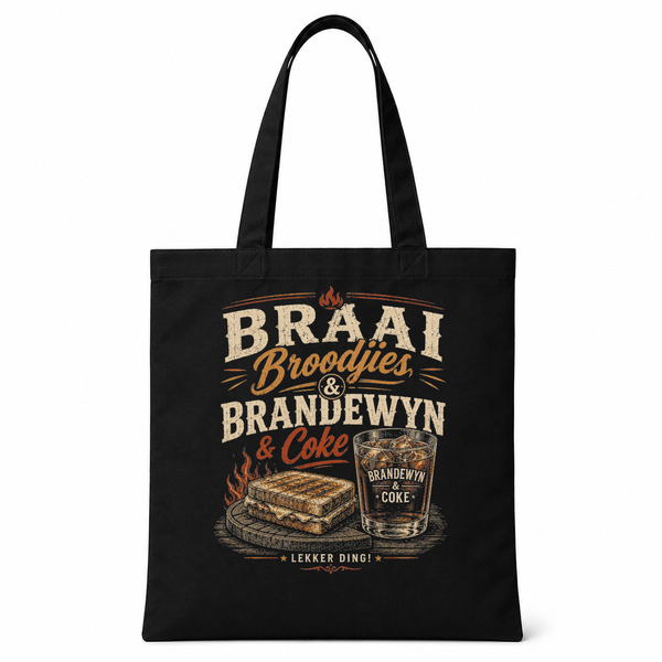 Braai Broodjies &amp; Brandewyn Coke Love Tote Bag
