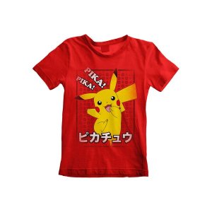 Officially Licensed Pokémon Kids T-Shirt - Pika Pika Japanese