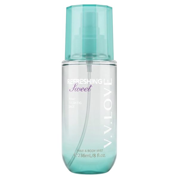 V.V.LOVE Refreshing Sweet Hair and Body Mist Fragrance Spray 236ml For Her
