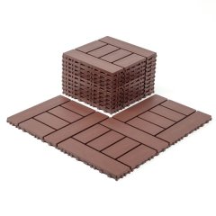 44 Pieces DIY Module Interlocking Tiles for Indoor &amp; Outdoor Installation