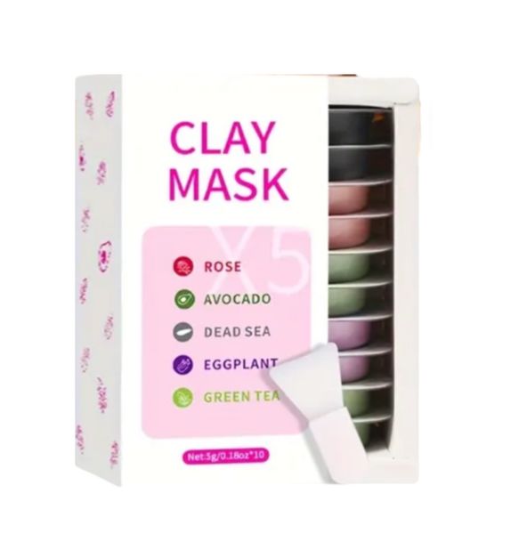 Clay Mask Pod Set - 10 Pods