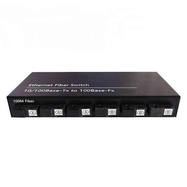 6Port 10/100M Ethernet Switch 6 Fiber Port Eu Plug