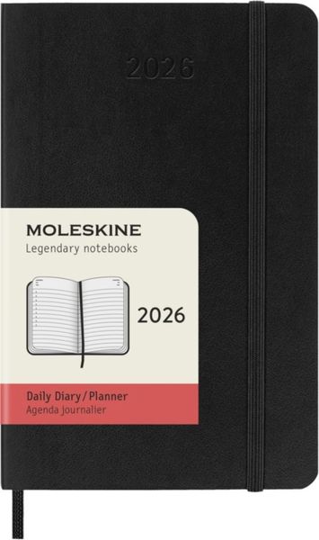 2026 12m Black Pocket Daily Soft