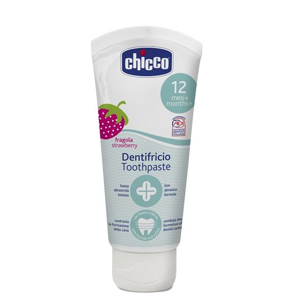 No Fluoride Toothpaste 12 Month - Strawberry - 50ml