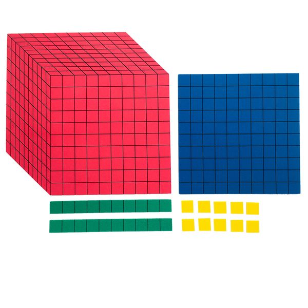 EDX Education Base Ten Magnetic Demo Set - 121 Pieces