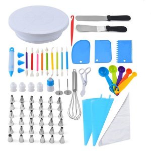 Pack of 2 66 Pieces Cake Decoration Kit Baking Tools Set-Hb