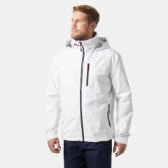 Helly Hansen Men's Crew Hooded Midlayer Sailing Jacket 2.0 - White