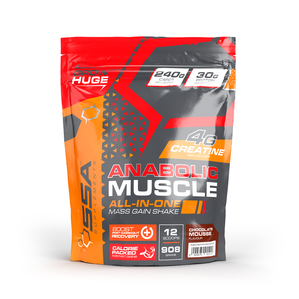 SSA Anabolic Muscle Stack - 908g Chocolate Mousse
