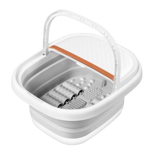 Portable Foldable Foot Spa with Heating &amp; Rollers - No Bubble Function