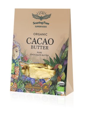 Soaring Free Organic Cacao Butter 200g