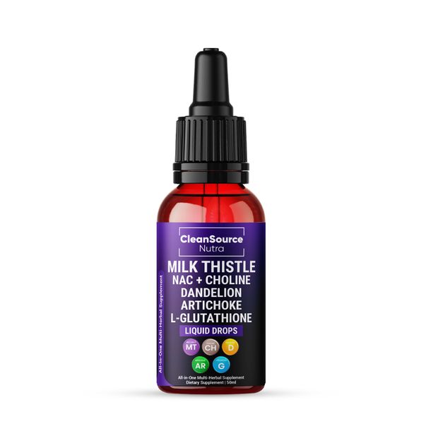 Milk Thistle, NAC, Choline, Dandelion, Artichoke &amp; Glutathione Drops