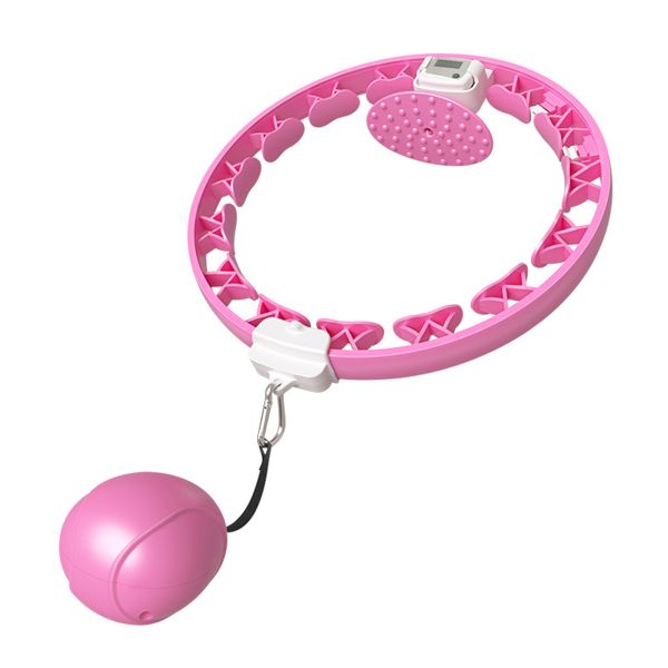 Weighted Smart Hula Hoop Gravity Ball Abdomen Fitness&amp;Waist Toning Gift