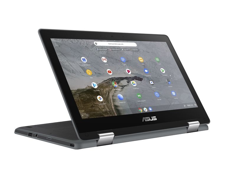 Asus Chromebook Flip Celeron N4020 4GB 11.6" IPS Touch Notebook - Grey