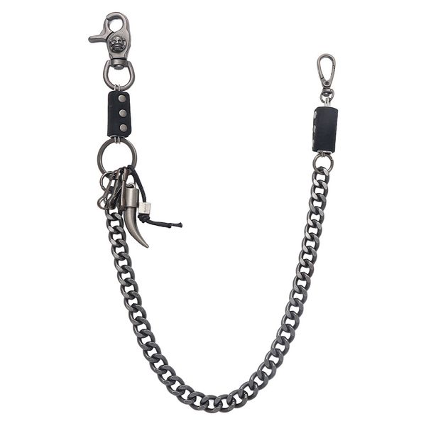 Hip Hop Alloy Chain Keychain Waist Chain for Jeans