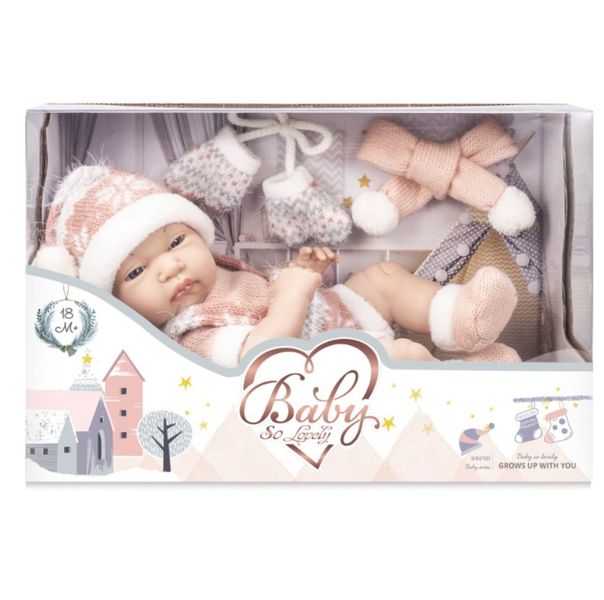 Soft Body Newborn Snowy Doll with Cozy Outfit