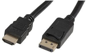 Pro Signal PSG91583 Computer Cable, DisplayPort Plug, HDMI A Plug, 9.8 ft