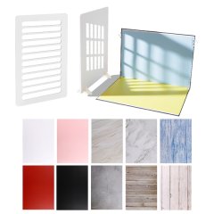 MIkaco Thickened Photography Backdrop Board Kit - A3 Background Paper Set