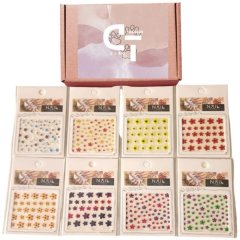 Cleo 8 Flower Nail Art Stickers