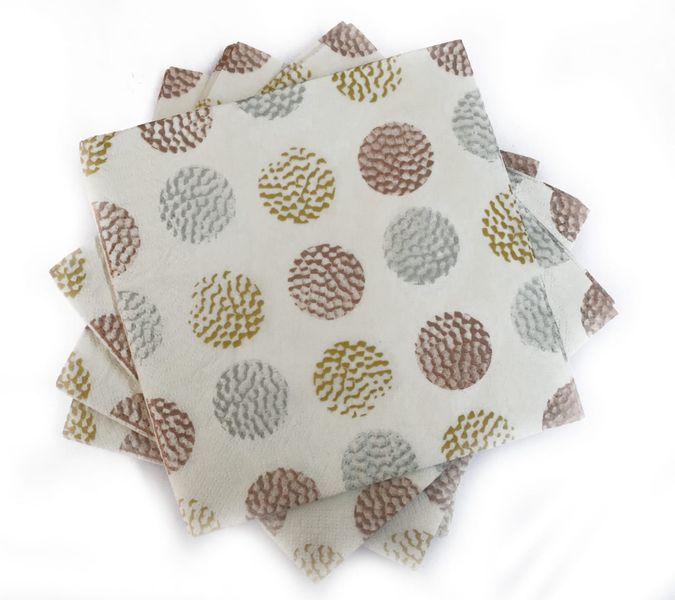 Designer Serviettes Polka Dots - 3 Pack