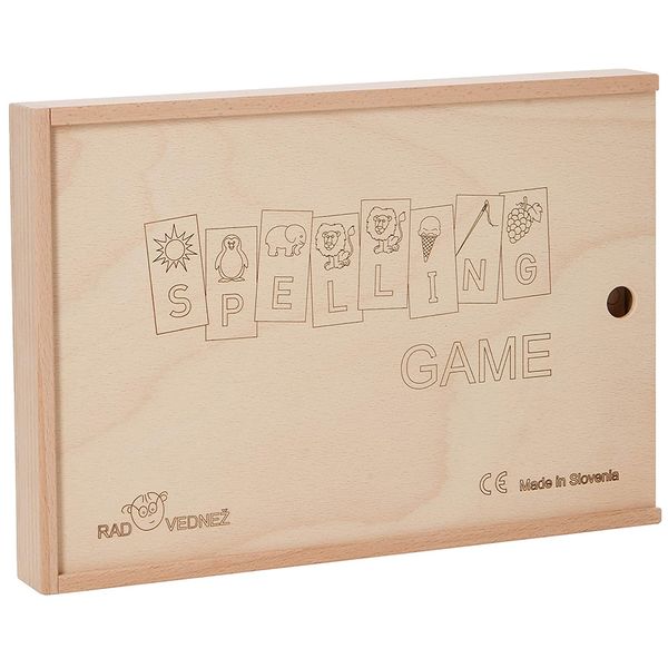 Greenbean Wooden Letter Tiles Upper &amp; Lower Case - 96 Pieces in Box