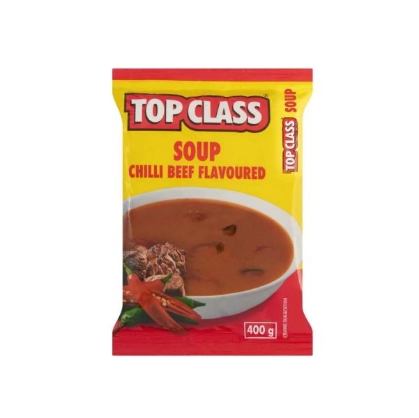Top Class Chilli Beef Flavoured Soup 400g x 5