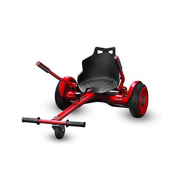 Universal Hoverboard Kart for 6.5-8.5-10.5 Inches. One Size Fits All - Red