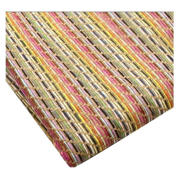 Decor Multi-Colour Rattan Weaving Fabric For DIY Projects - 1.5m(W) x 2m(L)