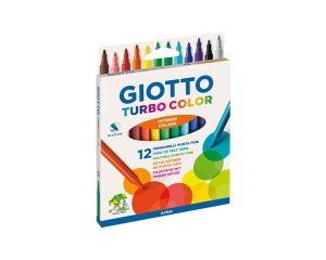 Giotto Turbo Felt Pen Set Of 12 x 2