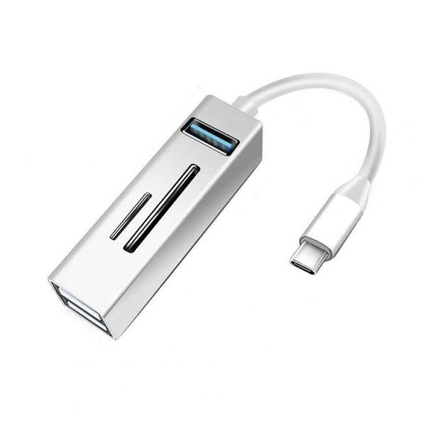 Type-C Hub 3.0 Portable Multi-Port Adapter Computer Accessories-Q-HU802