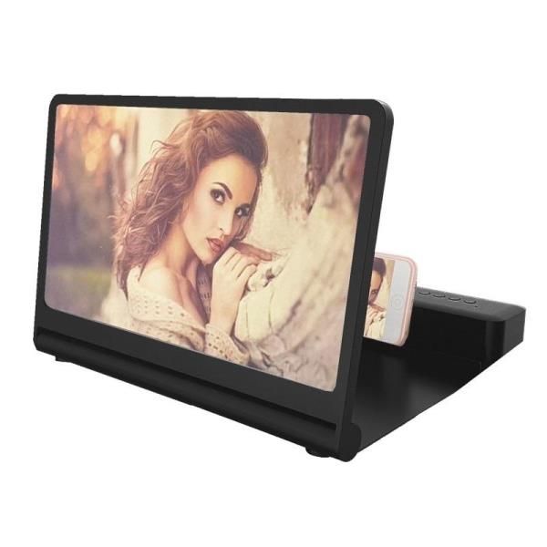 Unique F12 6D Phone Screen Magnifier With Bluetooth Speaker
